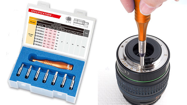 Customized set of screwdrivers