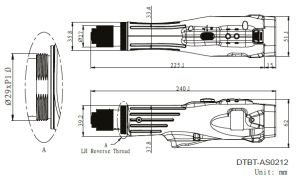 Auto shut-off inline screwdriver diagram