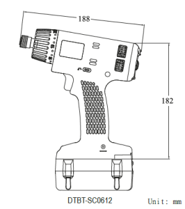 Slip clutch screwdriver DTBT-SC diagram