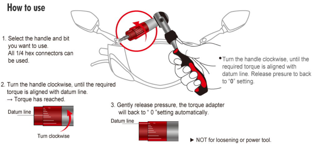 7 in 1 Multi-Torque Adapter Kit How to Use